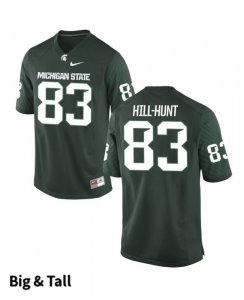 Men's Mufi Hill-Hunt Michigan State Spartans #83 Nike NCAA Green Big & Tall Authentic College Stitched Football Jersey ZI50I61TV